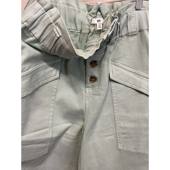 BP High Waist Ankle Mom Jeans Size 30 High Rise Mint Cream NEW - Picture 4 of 8